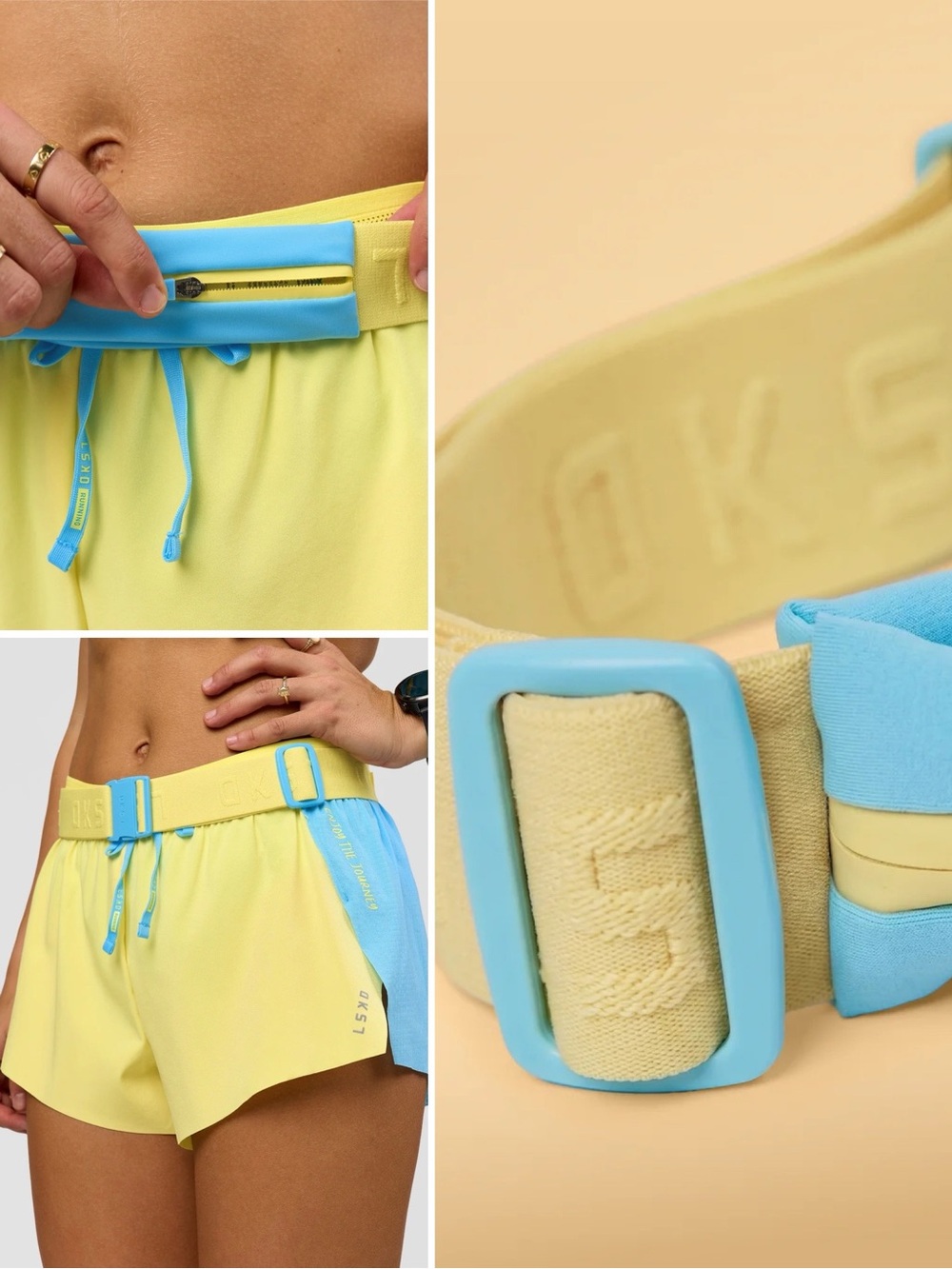 LSKD Rep Run Belt 2.0 - Baltic Sea-Lemon Grace Grove NEW WITH TAGS NWT